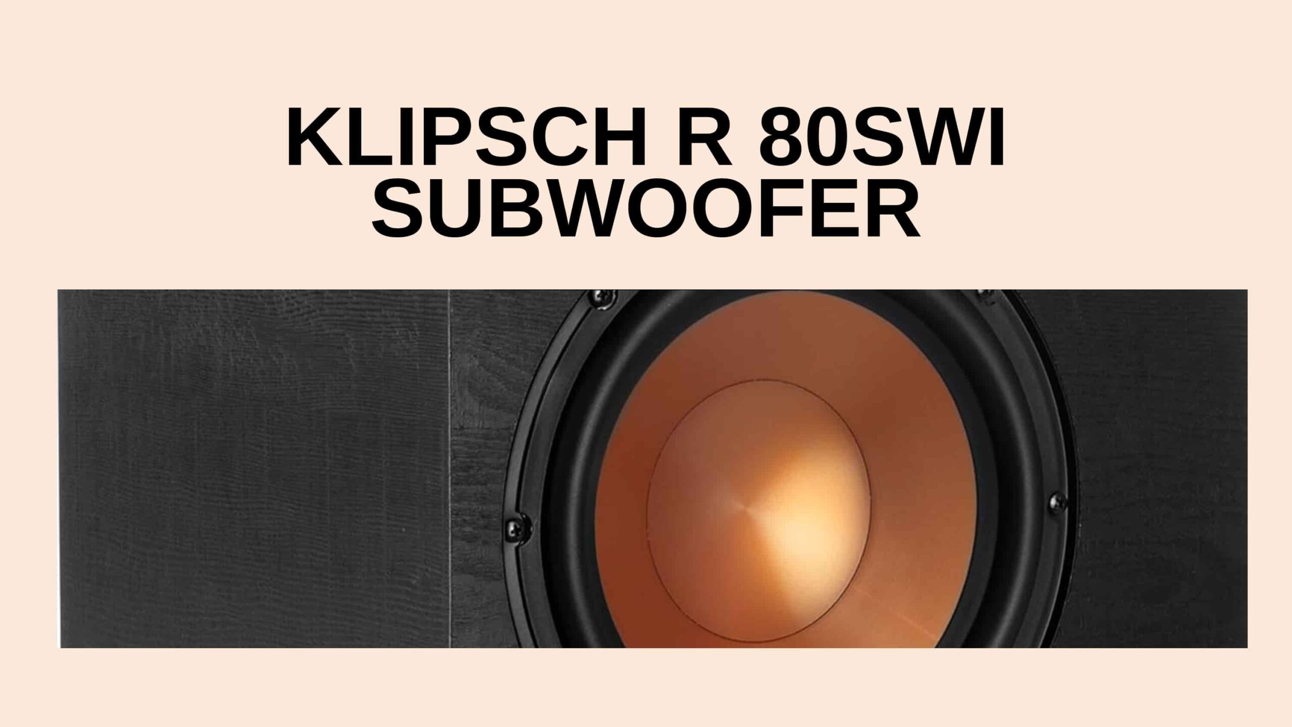 Klipsch R 80swi Subwoofer best specs  with more quarries