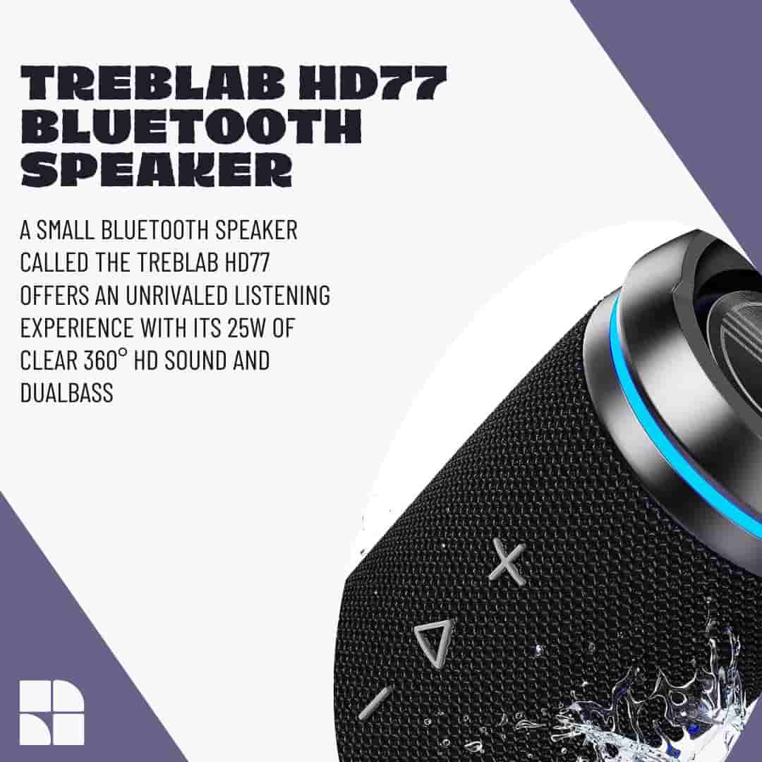 Treblab HD77 bluetooth Speaker with good Bass Drops and Crystal Clear Tunes