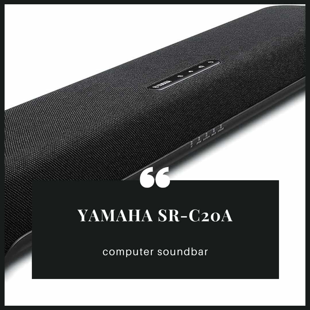 YAMAHA SR-C20A WITH THE BEST FEATURE FOR COMPUTER SPEAKER